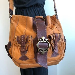 Vintage Betsey Johnson Leather Crossbody